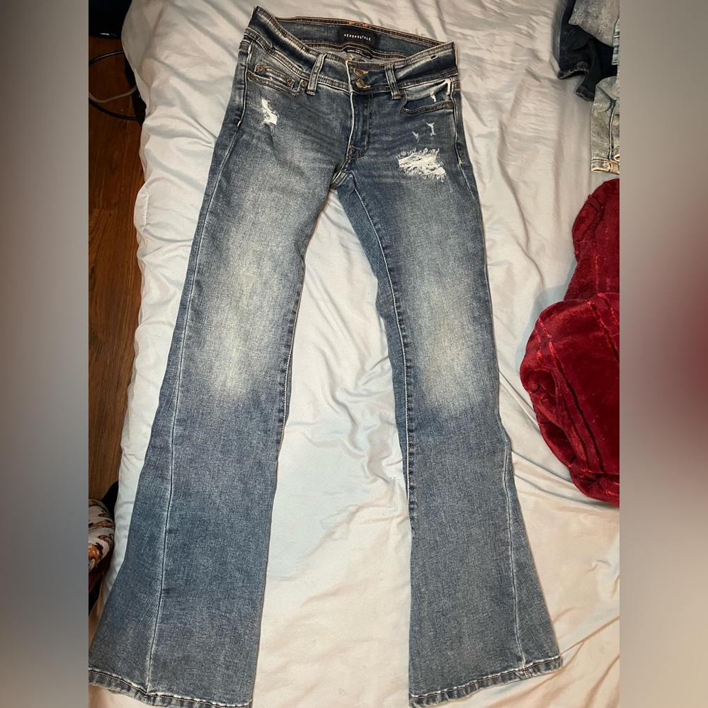 Aeropostale Low Rise Flare Pants